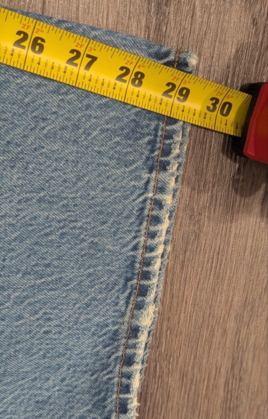 Abercrombie & Fitch Loose High Rise Jeans Women 30/10 Blue Denim Relaxed Y2K - Picture 12 of 15